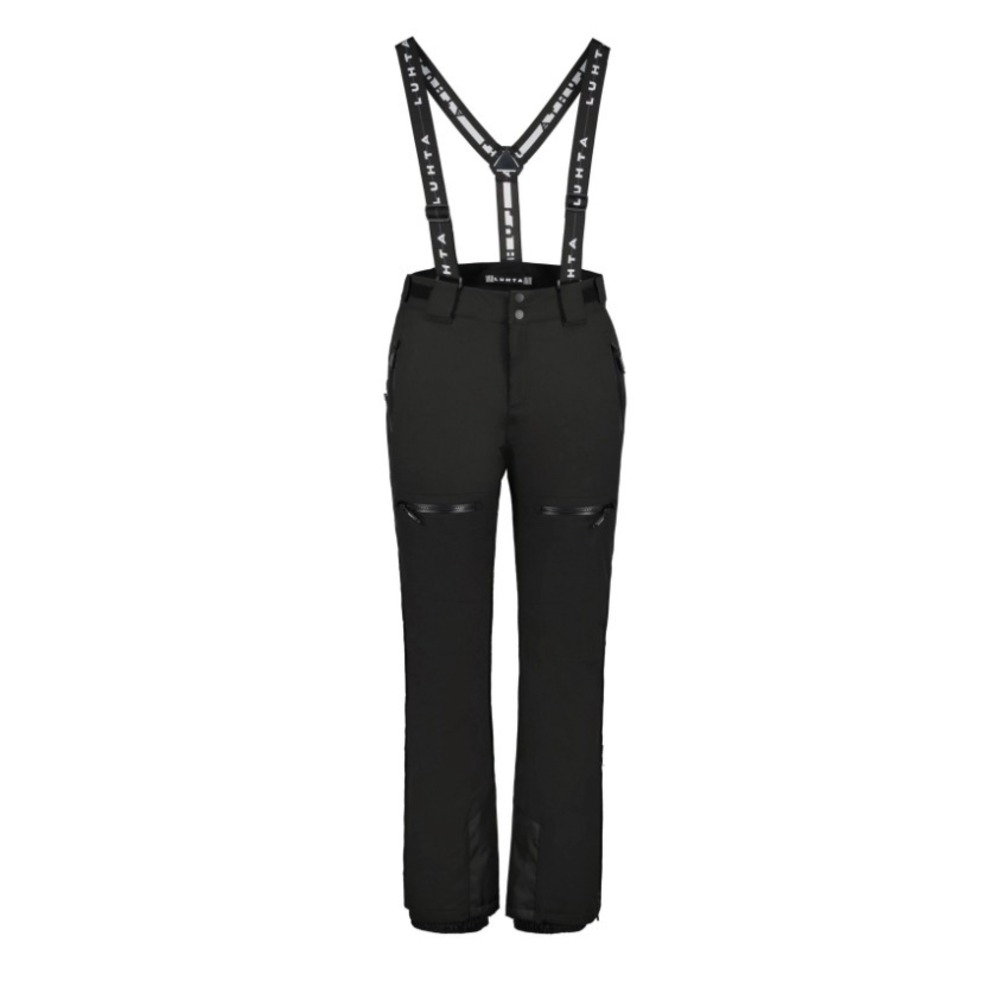 NWT Luhta Kovero Men's Black Ski Snow Bib Pants - Size 56 (US XL)
